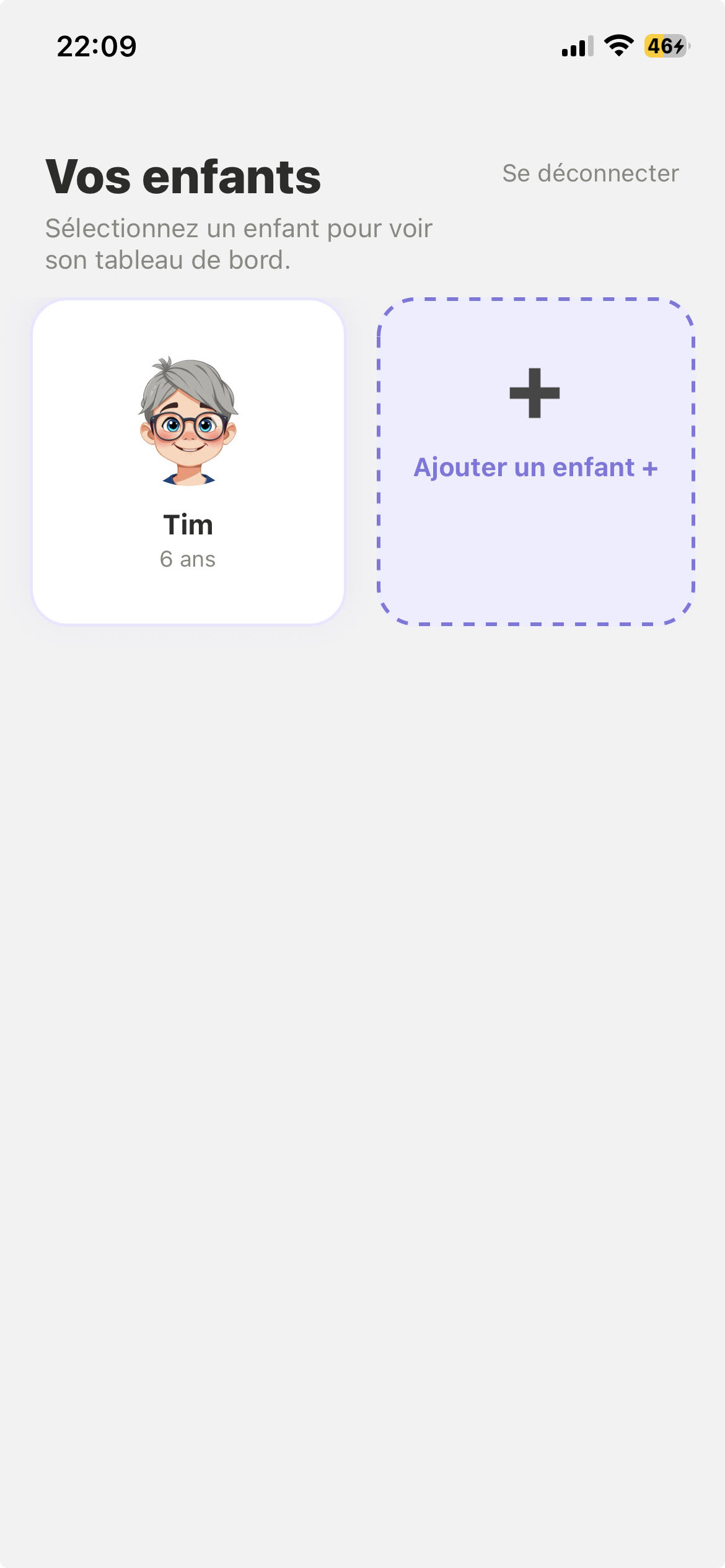 Add a child tile, parent side